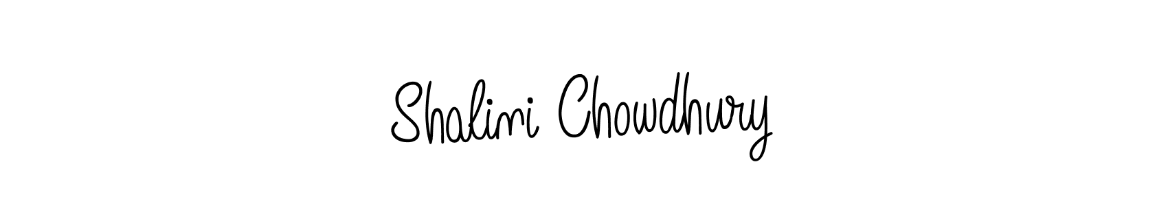 Create a beautiful signature design for name Shalini Chowdhury. With this signature (Angelique-Rose-font-FFP) fonts, you can make a handwritten signature for free. Shalini Chowdhury signature style 5 images and pictures png