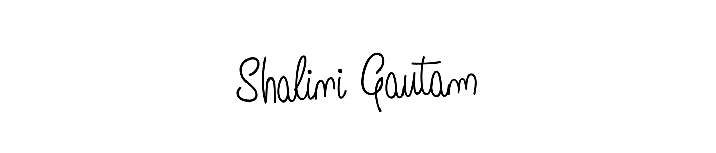 How to make Shalini Gautam signature? Angelique-Rose-font-FFP is a professional autograph style. Create handwritten signature for Shalini Gautam name. Shalini Gautam signature style 5 images and pictures png
