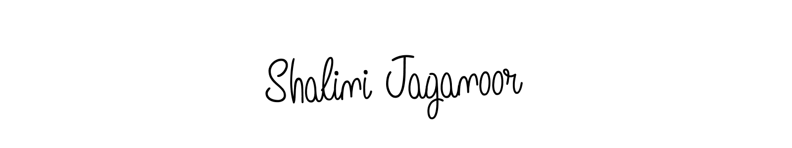 Use a signature maker to create a handwritten signature online. With this signature software, you can design (Angelique-Rose-font-FFP) your own signature for name Shalini Jaganoor. Shalini Jaganoor signature style 5 images and pictures png