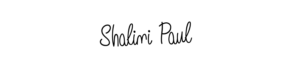 Angelique-Rose-font-FFP is a professional signature style that is perfect for those who want to add a touch of class to their signature. It is also a great choice for those who want to make their signature more unique. Get Shalini Paul name to fancy signature for free. Shalini Paul signature style 5 images and pictures png