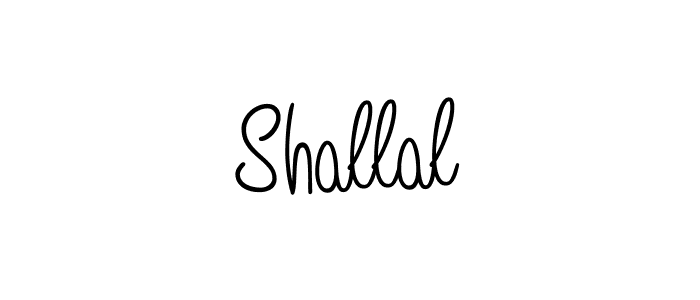 Shallal stylish signature style. Best Handwritten Sign (Angelique-Rose-font-FFP) for my name. Handwritten Signature Collection Ideas for my name Shallal. Shallal signature style 5 images and pictures png