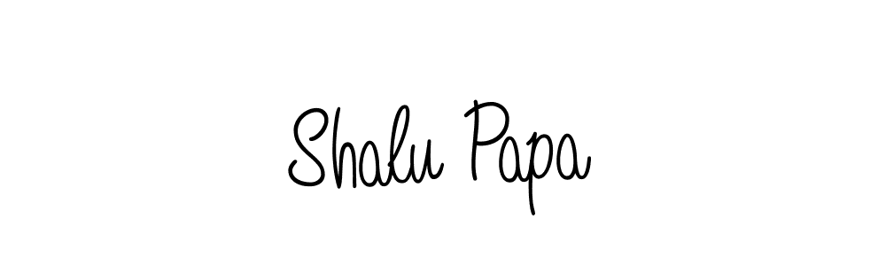 Also we have Shalu Papa name is the best signature style. Create professional handwritten signature collection using Angelique-Rose-font-FFP autograph style. Shalu Papa signature style 5 images and pictures png