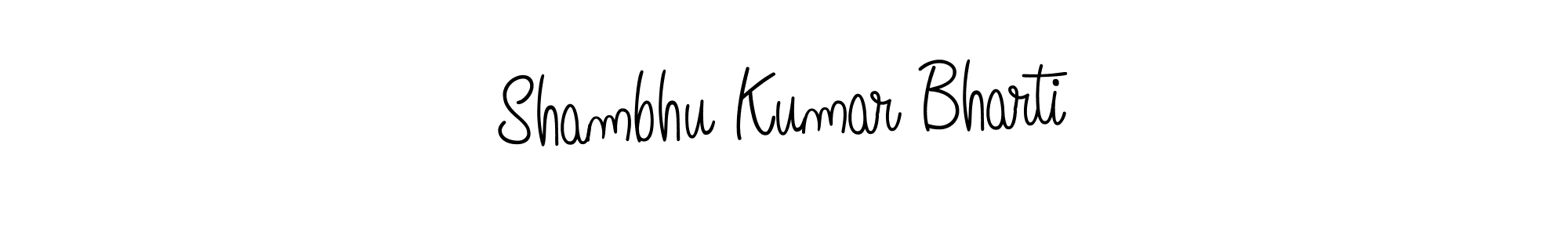 Shambhu Kumar Bharti stylish signature style. Best Handwritten Sign (Angelique-Rose-font-FFP) for my name. Handwritten Signature Collection Ideas for my name Shambhu Kumar Bharti. Shambhu Kumar Bharti signature style 5 images and pictures png