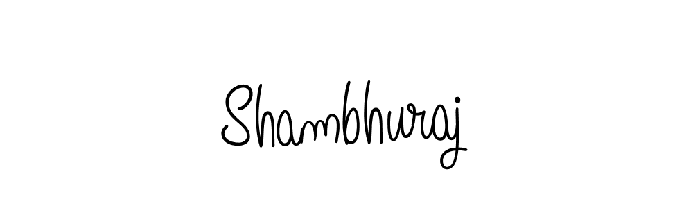 Use a signature maker to create a handwritten signature online. With this signature software, you can design (Angelique-Rose-font-FFP) your own signature for name Shambhuraj. Shambhuraj signature style 5 images and pictures png