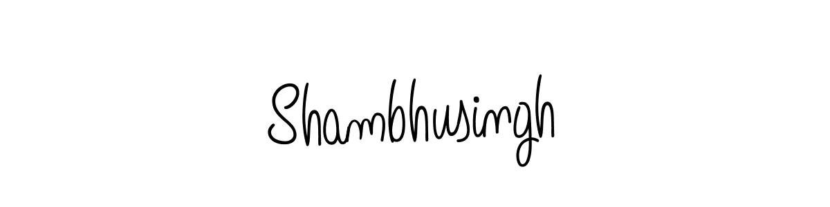 Make a beautiful signature design for name Shambhusingh. With this signature (Angelique-Rose-font-FFP) style, you can create a handwritten signature for free. Shambhusingh signature style 5 images and pictures png