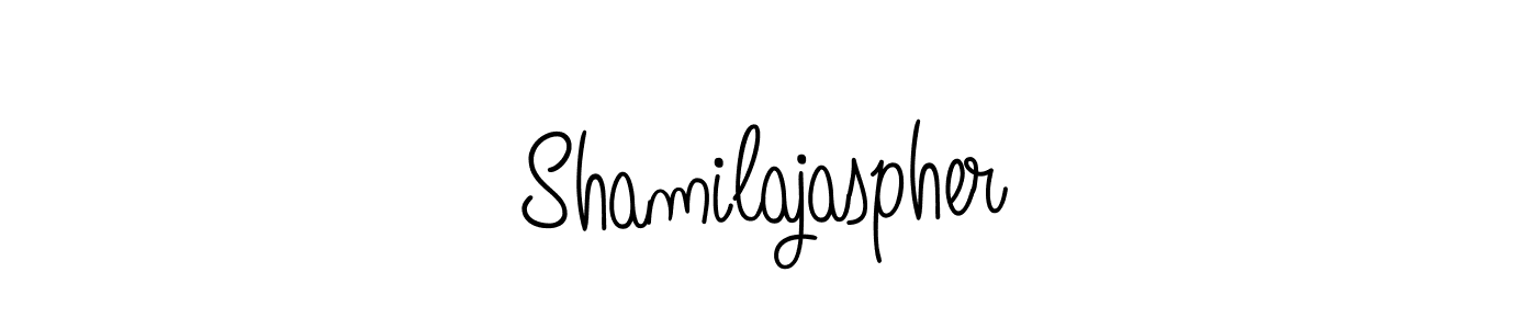 Also You can easily find your signature by using the search form. We will create Shamilajaspher name handwritten signature images for you free of cost using Angelique-Rose-font-FFP sign style. Shamilajaspher signature style 5 images and pictures png