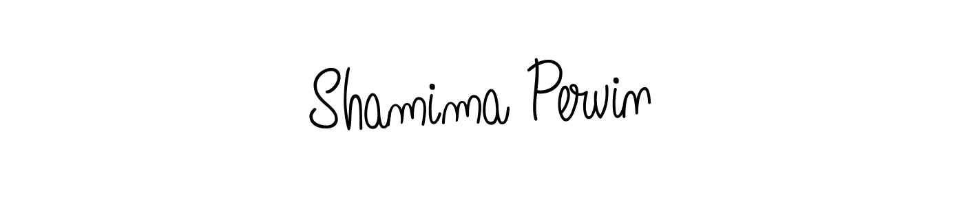 It looks lik you need a new signature style for name Shamima Pervin. Design unique handwritten (Angelique-Rose-font-FFP) signature with our free signature maker in just a few clicks. Shamima Pervin signature style 5 images and pictures png