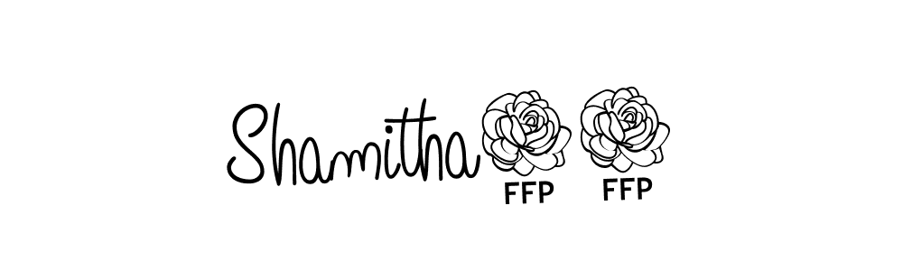 Once you've used our free online signature maker to create your best signature Angelique-Rose-font-FFP style, it's time to enjoy all of the benefits that Shamitha15 name signing documents. Shamitha15 signature style 5 images and pictures png