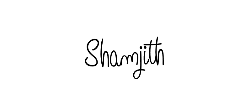 Once you've used our free online signature maker to create your best signature Angelique-Rose-font-FFP style, it's time to enjoy all of the benefits that Shamjith name signing documents. Shamjith signature style 5 images and pictures png