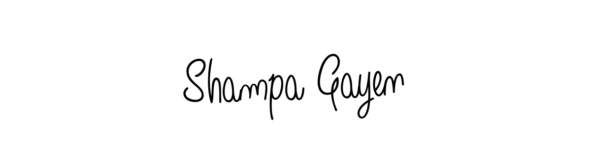 Once you've used our free online signature maker to create your best signature Angelique-Rose-font-FFP style, it's time to enjoy all of the benefits that Shampa Gayen name signing documents. Shampa Gayen signature style 5 images and pictures png