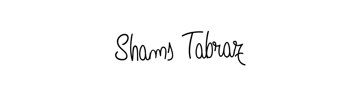 Design your own signature with our free online signature maker. With this signature software, you can create a handwritten (Angelique-Rose-font-FFP) signature for name Shams Tabraz. Shams Tabraz signature style 5 images and pictures png