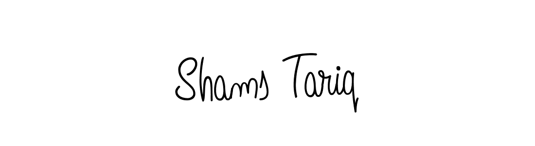 Check out images of Autograph of Shams Tariq name. Actor Shams Tariq Signature Style. Angelique-Rose-font-FFP is a professional sign style online. Shams Tariq signature style 5 images and pictures png