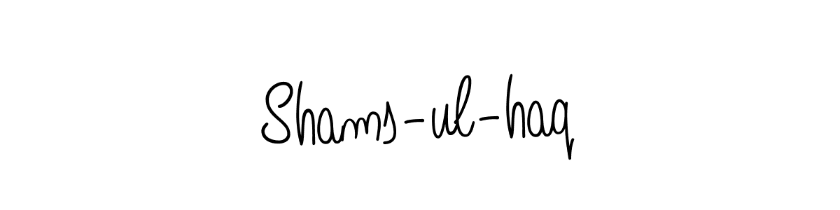 Shams-ul-haq stylish signature style. Best Handwritten Sign (Angelique-Rose-font-FFP) for my name. Handwritten Signature Collection Ideas for my name Shams-ul-haq. Shams-ul-haq signature style 5 images and pictures png