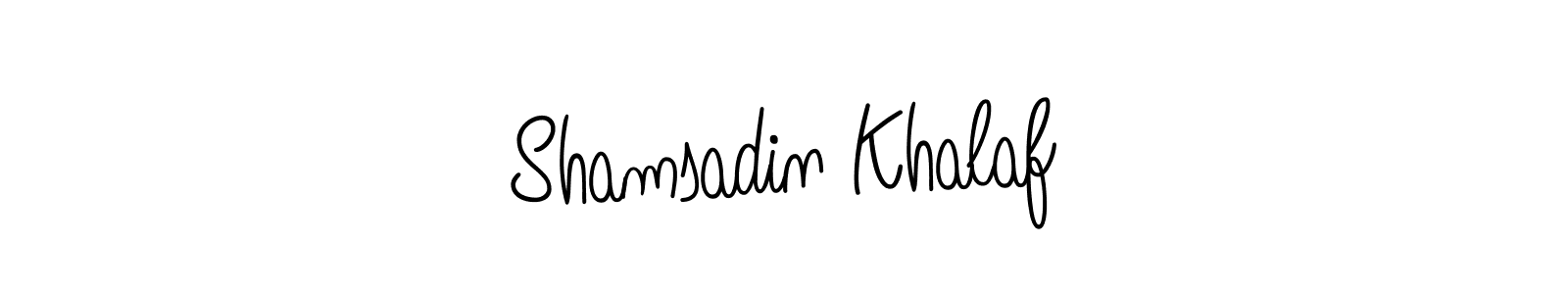How to Draw Shamsadin Khalaf signature style? Angelique-Rose-font-FFP is a latest design signature styles for name Shamsadin Khalaf. Shamsadin Khalaf signature style 5 images and pictures png
