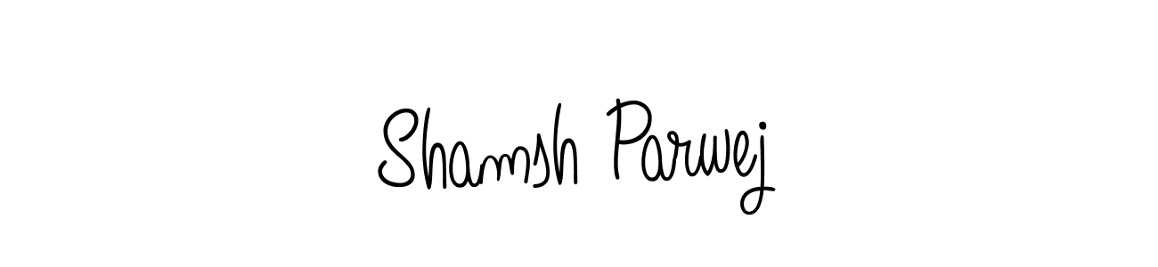 Angelique-Rose-font-FFP is a professional signature style that is perfect for those who want to add a touch of class to their signature. It is also a great choice for those who want to make their signature more unique. Get Shamsh Parwej name to fancy signature for free. Shamsh Parwej signature style 5 images and pictures png