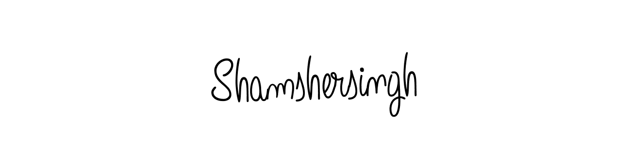 How to make Shamshersingh signature? Angelique-Rose-font-FFP is a professional autograph style. Create handwritten signature for Shamshersingh name. Shamshersingh signature style 5 images and pictures png