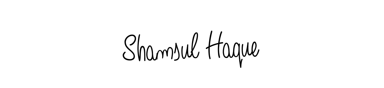 Similarly Angelique-Rose-font-FFP is the best handwritten signature design. Signature creator online .You can use it as an online autograph creator for name Shamsul Haque. Shamsul Haque signature style 5 images and pictures png