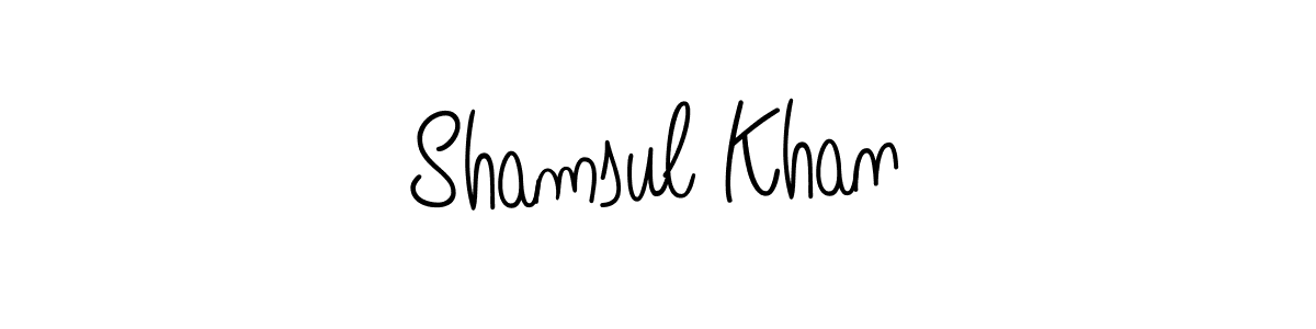 Similarly Angelique-Rose-font-FFP is the best handwritten signature design. Signature creator online .You can use it as an online autograph creator for name Shamsul Khan. Shamsul Khan signature style 5 images and pictures png