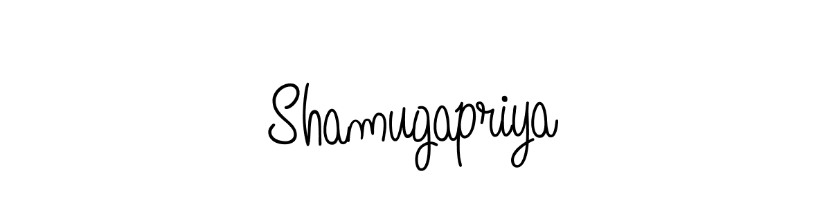 How to Draw Shamugapriya signature style? Angelique-Rose-font-FFP is a latest design signature styles for name Shamugapriya. Shamugapriya signature style 5 images and pictures png