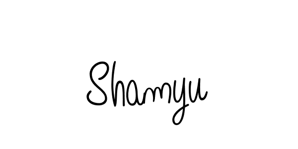 if you are searching for the best signature style for your name Shamyu. so please give up your signature search. here we have designed multiple signature styles  using Angelique-Rose-font-FFP. Shamyu signature style 5 images and pictures png