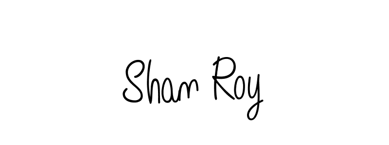 Shan Roy stylish signature style. Best Handwritten Sign (Angelique-Rose-font-FFP) for my name. Handwritten Signature Collection Ideas for my name Shan Roy. Shan Roy signature style 5 images and pictures png