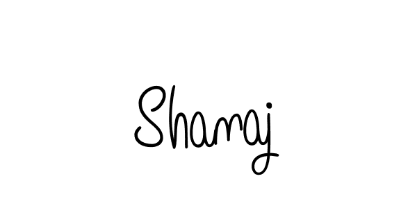 You should practise on your own different ways (Angelique-Rose-font-FFP) to write your name (Shanaj) in signature. don't let someone else do it for you. Shanaj signature style 5 images and pictures png