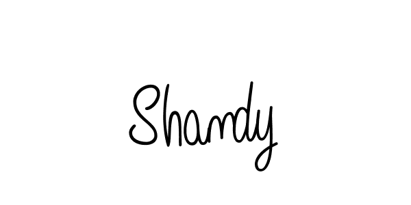 How to make Shandy name signature. Use Angelique-Rose-font-FFP style for creating short signs online. This is the latest handwritten sign. Shandy signature style 5 images and pictures png