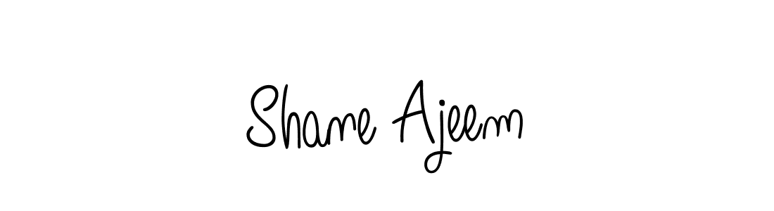 How to Draw Shane Ajeem signature style? Angelique-Rose-font-FFP is a latest design signature styles for name Shane Ajeem. Shane Ajeem signature style 5 images and pictures png