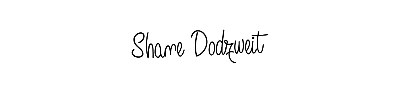 You should practise on your own different ways (Angelique-Rose-font-FFP) to write your name (Shane Dodzweit) in signature. don't let someone else do it for you. Shane Dodzweit signature style 5 images and pictures png