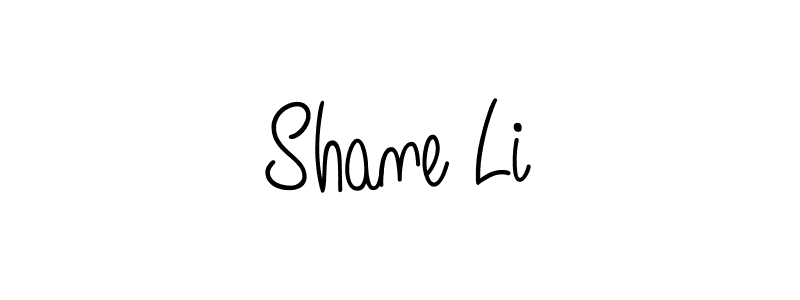 Make a beautiful signature design for name Shane Li. With this signature (Angelique-Rose-font-FFP) style, you can create a handwritten signature for free. Shane Li signature style 5 images and pictures png