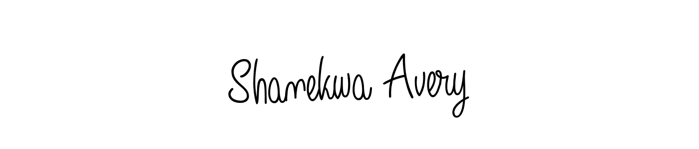 Design your own signature with our free online signature maker. With this signature software, you can create a handwritten (Angelique-Rose-font-FFP) signature for name Shanekwa Avery. Shanekwa Avery signature style 5 images and pictures png