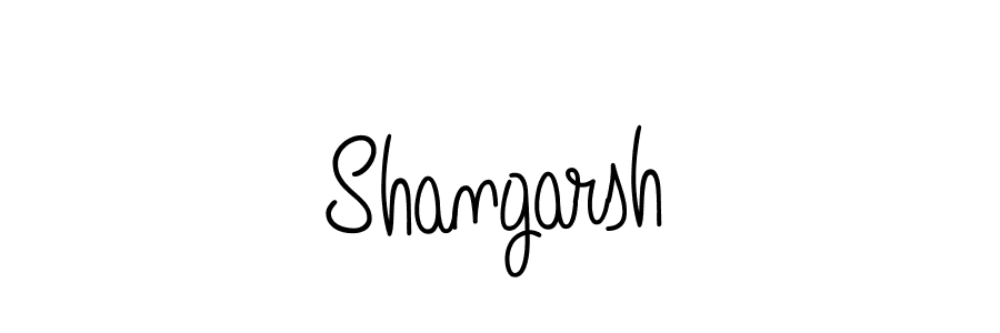 Make a beautiful signature design for name Shangarsh. With this signature (Angelique-Rose-font-FFP) style, you can create a handwritten signature for free. Shangarsh signature style 5 images and pictures png