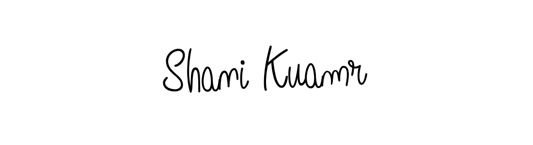 Shani Kuamr stylish signature style. Best Handwritten Sign (Angelique-Rose-font-FFP) for my name. Handwritten Signature Collection Ideas for my name Shani Kuamr. Shani Kuamr signature style 5 images and pictures png