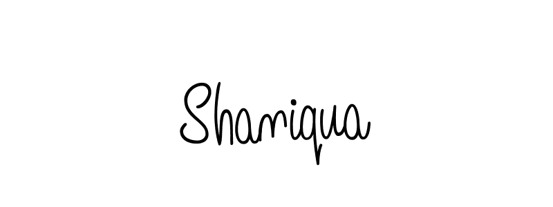 You should practise on your own different ways (Angelique-Rose-font-FFP) to write your name (Shaniqua) in signature. don't let someone else do it for you. Shaniqua signature style 5 images and pictures png