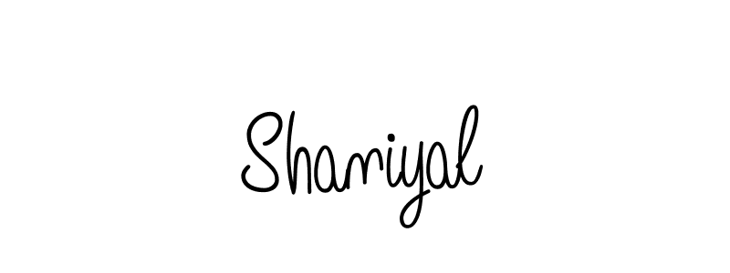 How to make Shaniyal name signature. Use Angelique-Rose-font-FFP style for creating short signs online. This is the latest handwritten sign. Shaniyal signature style 5 images and pictures png