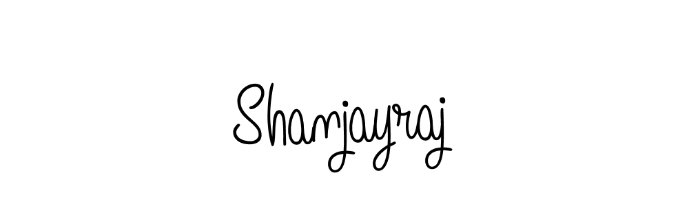 How to make Shanjayraj name signature. Use Angelique-Rose-font-FFP style for creating short signs online. This is the latest handwritten sign. Shanjayraj signature style 5 images and pictures png