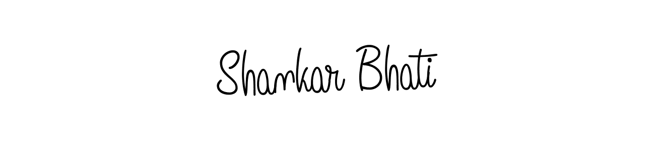 Create a beautiful signature design for name Shankar Bhati. With this signature (Angelique-Rose-font-FFP) fonts, you can make a handwritten signature for free. Shankar Bhati signature style 5 images and pictures png