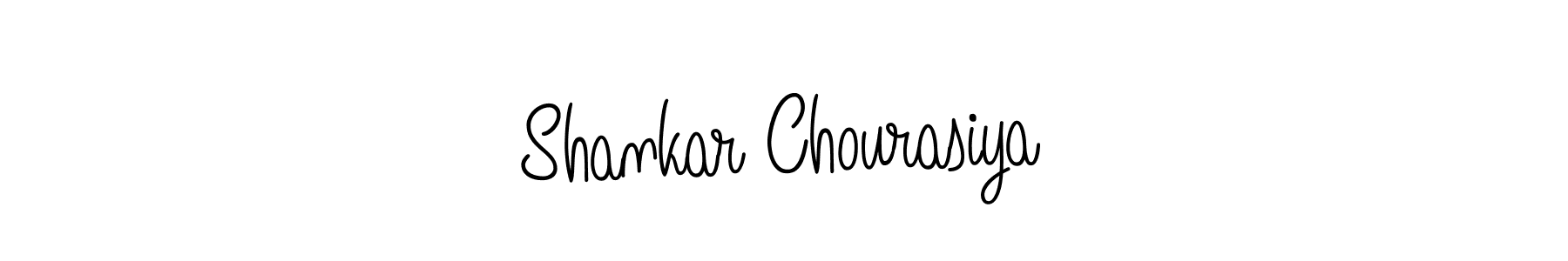 Create a beautiful signature design for name Shankar Chourasiya. With this signature (Angelique-Rose-font-FFP) fonts, you can make a handwritten signature for free. Shankar Chourasiya signature style 5 images and pictures png