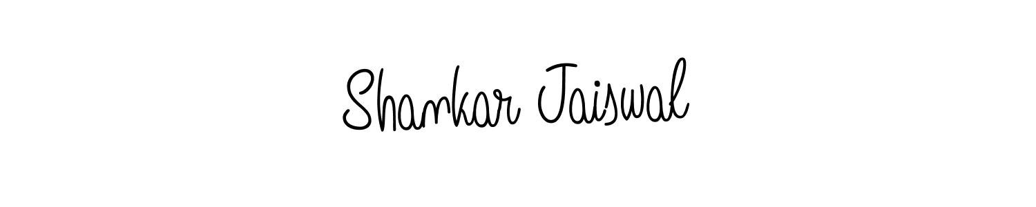 Make a beautiful signature design for name Shankar Jaiswal. With this signature (Angelique-Rose-font-FFP) style, you can create a handwritten signature for free. Shankar Jaiswal signature style 5 images and pictures png