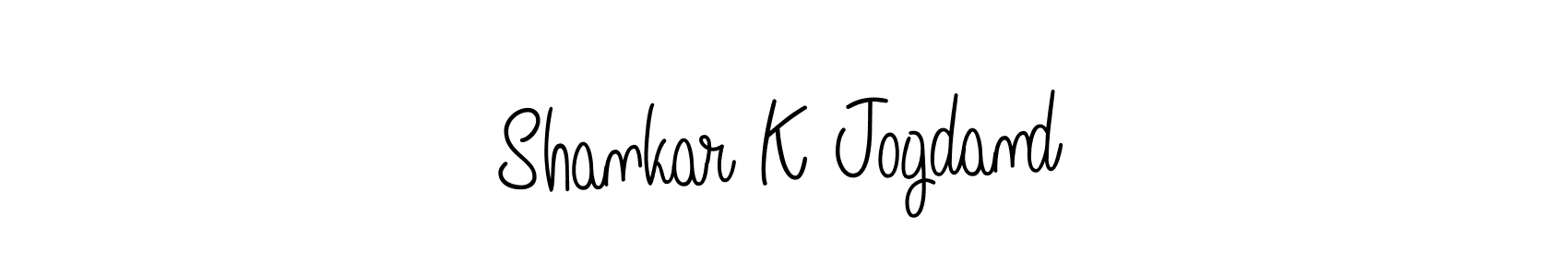 The best way (Angelique-Rose-font-FFP) to make a short signature is to pick only two or three words in your name. The name Shankar K Jogdand include a total of six letters. For converting this name. Shankar K Jogdand signature style 5 images and pictures png