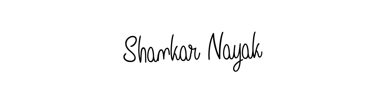 The best way (Angelique-Rose-font-FFP) to make a short signature is to pick only two or three words in your name. The name Shankar Nayak include a total of six letters. For converting this name. Shankar Nayak signature style 5 images and pictures png