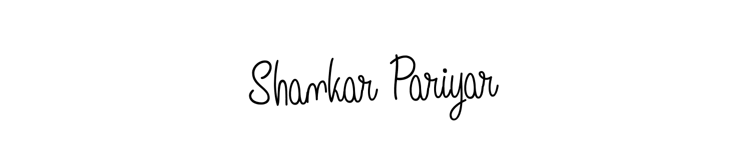 Use a signature maker to create a handwritten signature online. With this signature software, you can design (Angelique-Rose-font-FFP) your own signature for name Shankar Pariyar. Shankar Pariyar signature style 5 images and pictures png