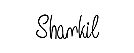 A modern signature idea for name Shankil using Angelique-Rose-font-FFP font. Clean strokes and elegant curves make it stand out instantly. Shankil signature style 5 images and pictures png
