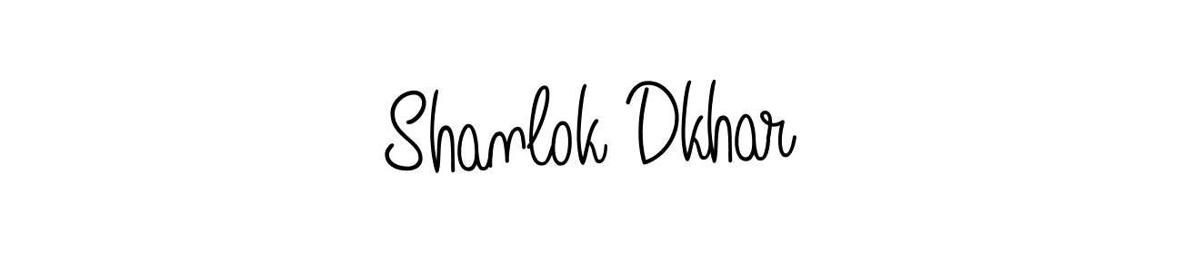 How to Draw Shanlok Dkhar signature style? Angelique-Rose-font-FFP is a latest design signature styles for name Shanlok Dkhar. Shanlok Dkhar signature style 5 images and pictures png