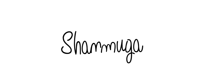 Design your own signature with our free online signature maker. With this signature software, you can create a handwritten (Angelique-Rose-font-FFP) signature for name Shanmuga. Shanmuga signature style 5 images and pictures png