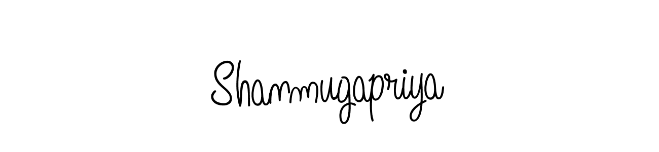 Shanmugapriya stylish signature style. Best Handwritten Sign (Angelique-Rose-font-FFP) for my name. Handwritten Signature Collection Ideas for my name Shanmugapriya. Shanmugapriya signature style 5 images and pictures png