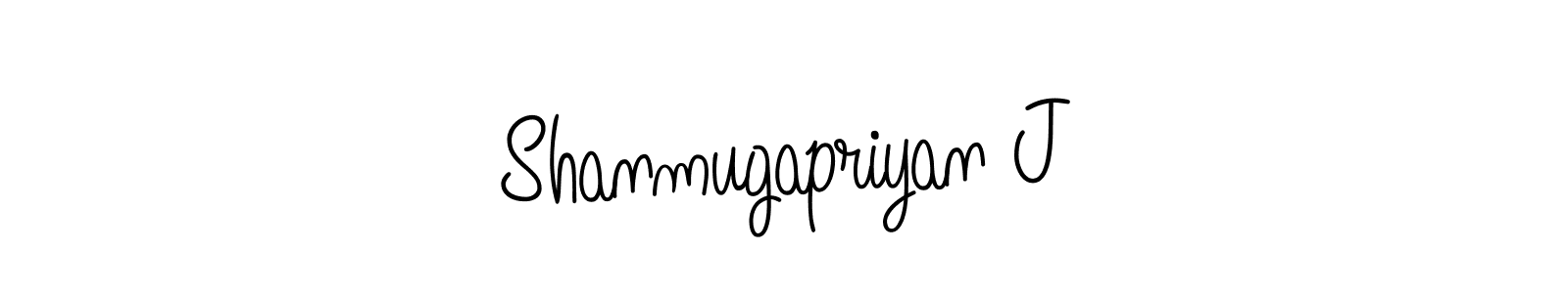 It looks lik you need a new signature style for name Shanmugapriyan J. Design unique handwritten (Angelique-Rose-font-FFP) signature with our free signature maker in just a few clicks. Shanmugapriyan J signature style 5 images and pictures png