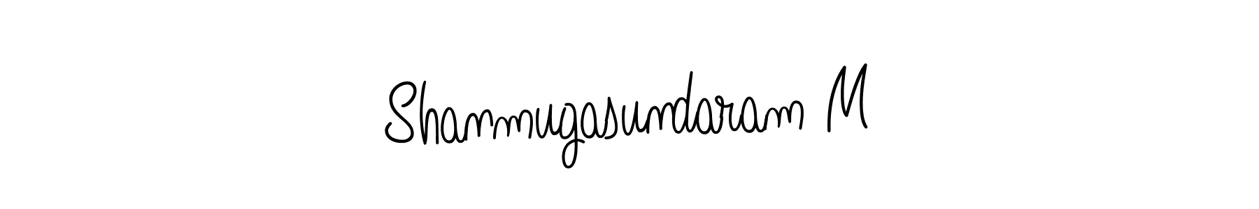 How to Draw Shanmugasundaram M signature style? Angelique-Rose-font-FFP is a latest design signature styles for name Shanmugasundaram M. Shanmugasundaram M signature style 5 images and pictures png
