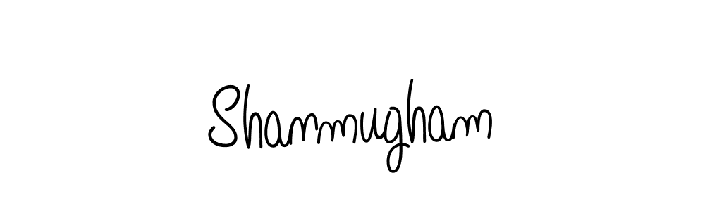 Use a signature maker to create a handwritten signature online. With this signature software, you can design (Angelique-Rose-font-FFP) your own signature for name Shanmugham. Shanmugham signature style 5 images and pictures png