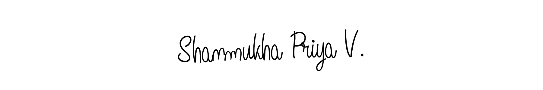 You can use this online signature creator to create a handwritten signature for the name Shanmukha Priya V.. This is the best online autograph maker. Shanmukha Priya V. signature style 5 images and pictures png